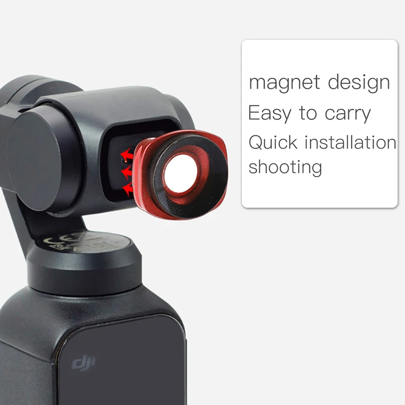 big Wide-angle lens filter Magnetic adsorption mounts for dji osmo Pocket camera Handheld gimbal Accessories 1 (13)