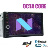 Rearview Camera+Android 7.1 Car Stereo Navigator Otca Core In Dash Car Radio Multimedia Player Navigation 7″ Bluetooth Wifi GPS