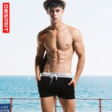 Бренд полоса Для мужчин s летнего серфинга совета Пляж Шорты Плавание Купальный быстросохнущая тонкий купальник Для мужчин прохладный Шорты для для мужчин