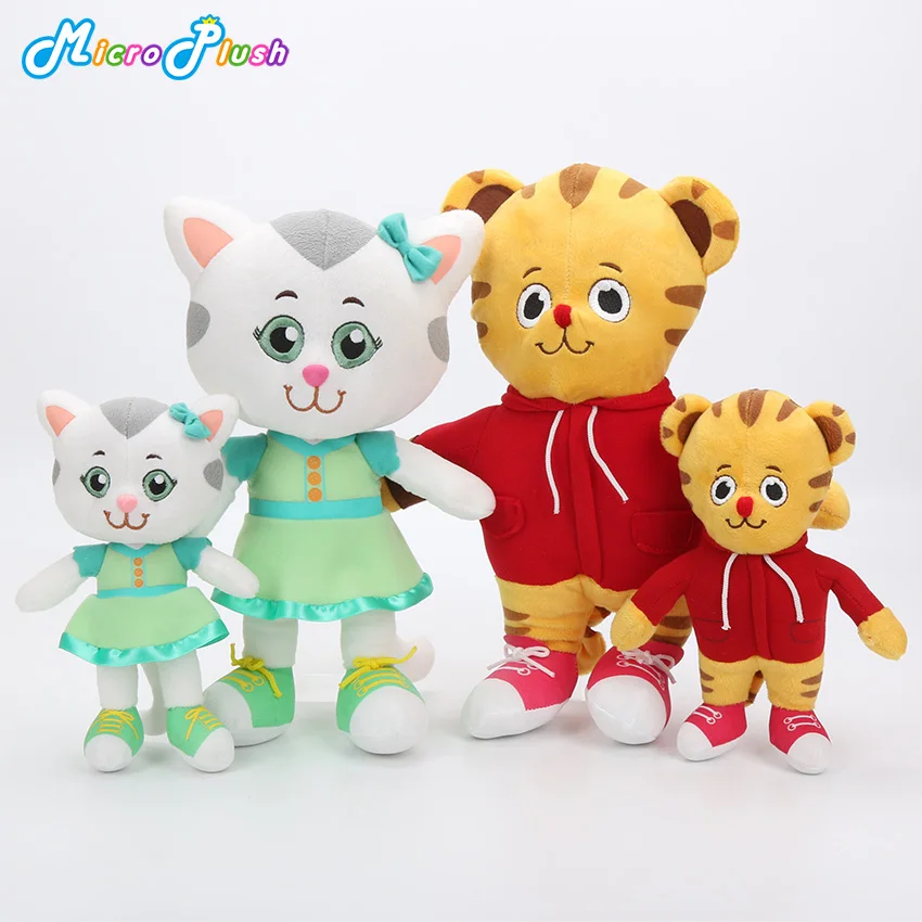 Плюшевая игрушка Daniel Tiger's Neighborhood Tiger Katerina Kittycat 20 см и 30 см|daniel tiger|daniel tiger's