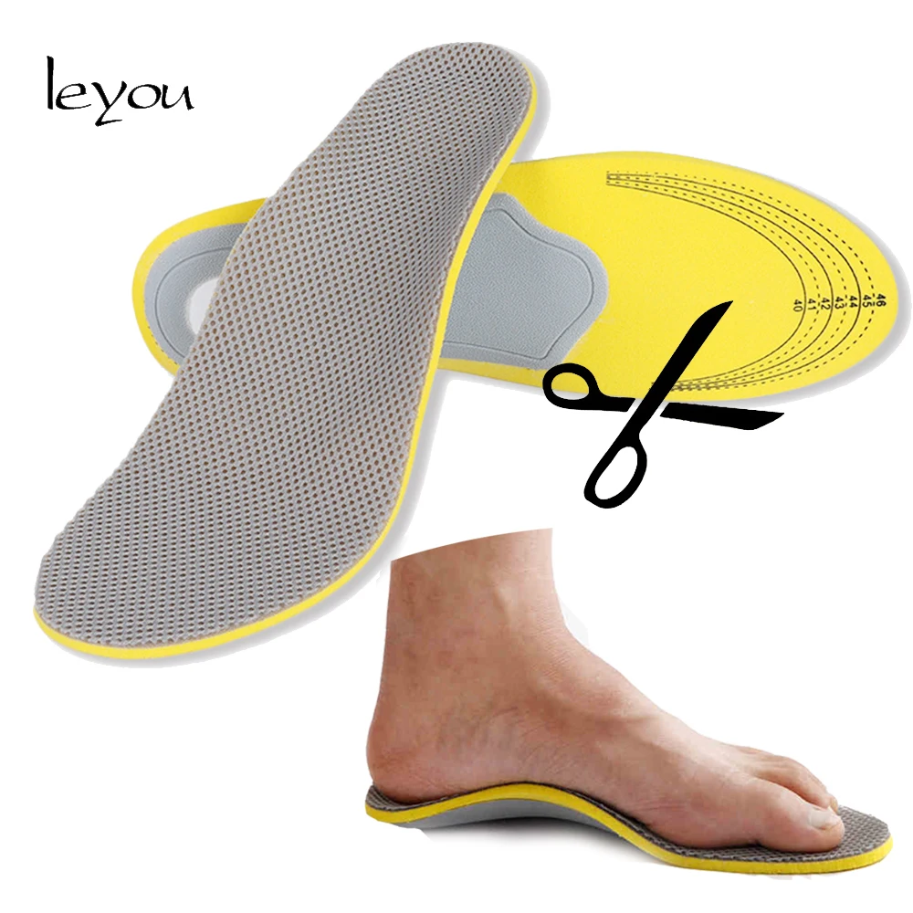 

Quality Foot Arch Insoles Comfortable Orthotics Inserts for Shoes Pad Breathable Sport Arch Support Orthotic Insoles Flat Feet