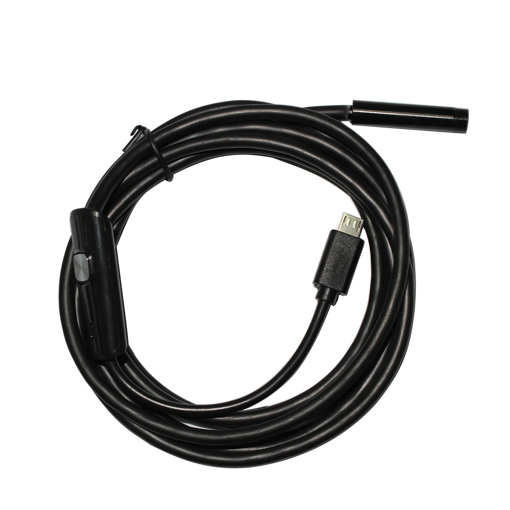 Android Phone Inspection Camera 7MM 1M 2M 5M lens Endoscope inspection Pipe IP68 Waterproof 480P HD micro USB Snake Camera