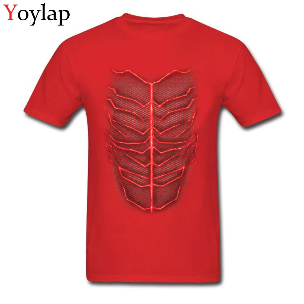 Volcanic Lava Shield O-Neck Mens T-Shirt Summer Fall Design Tops T Shirt Short Sleeve Fashion Cotton Fabric Funny Tee-Shirt red