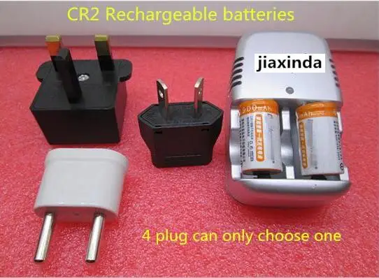 Горячая новинка литиевая батарея CR2 3V 200MAH литий-ионные аккумуляторы(две батареи+ зарядное устройство