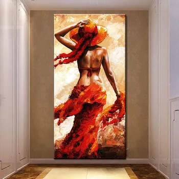 

Large Handmade Sexy Women Acrylic Paintings Hand-painted Figure Oil Painting Modern Abstract Home Decor Wall Art Canvas Pictures