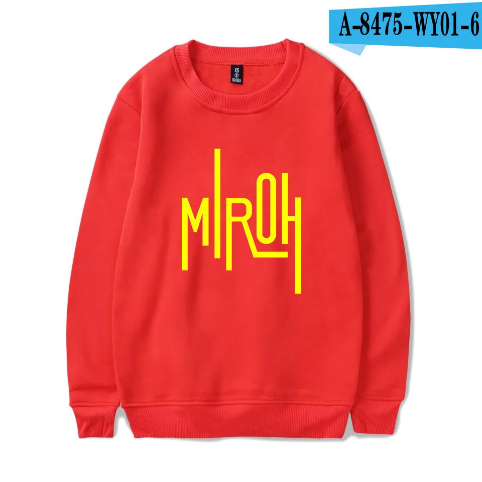 Корейская Мода Kpop StrayKids Stray Kids MIROH альбом женский/мужской свитер с капюшоном с буквенным принтом длинный рукав Crewneck толстовка - Цвет: 004