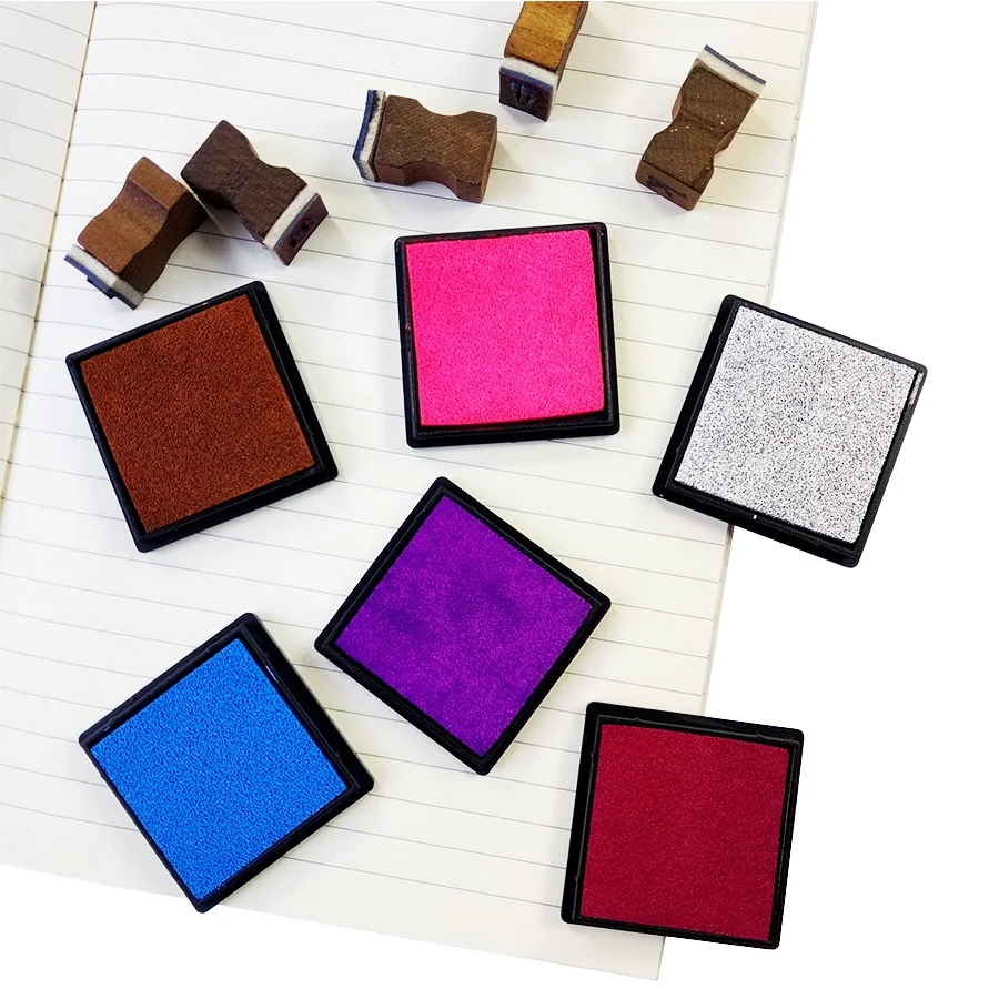 

1 Pcs/lot Homemade DIY Single Color Ink Pad Inkpad Stamp Decoration Fingerprint Scrapbooking Accessories