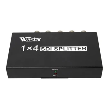 

High Quality SDI Splitter 1x4 Multimedia Splitter SDI Extender Adapter Support 1080P TV Video for Projector Monitor DVR