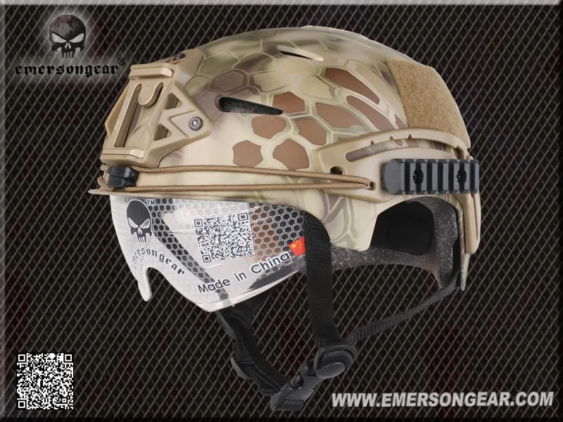 EMERSON EXF BUMP шлем защитный нейлон тактический военный страйкбол шлем мультикам черный EM8981