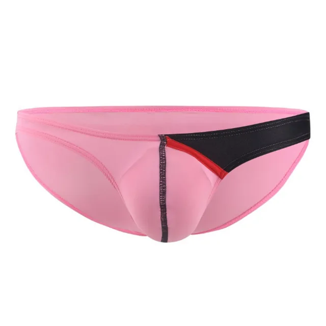 Transparent Jockstrap Ice Silk Sexy Men's Low waist Colorful 10Colors ...