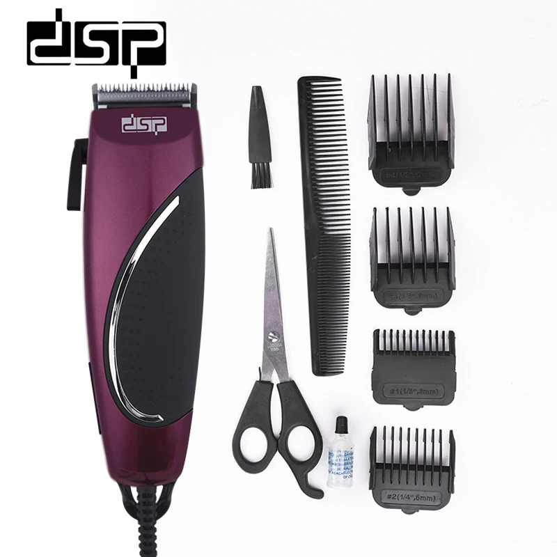 DSP E-90031, профессиональная электрическая машинка для стрижки волос, титановое стальное лезвие, триммер для волос, машинка для стрижки волос, инструмент для бритья