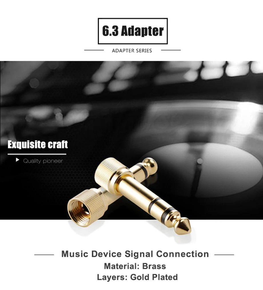 1-Gold-Plated-Earphone-Microphone-Plug-Audio-Jack-TRS-Converter-Adapter-Downstep-Connector