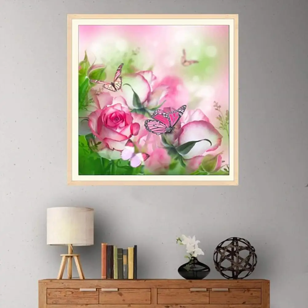 

New Hot Butterfly Flower Partial Drill Diamond Painting Cross Stitch Embroidery Decor new