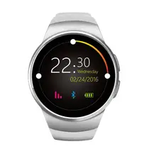 Smart Watch KW18 Gold Herz Rate Kompatibel Für Apple IOS/Android Bluetooth Reloj MINI SIM Smartwatch Tragbare Geräte