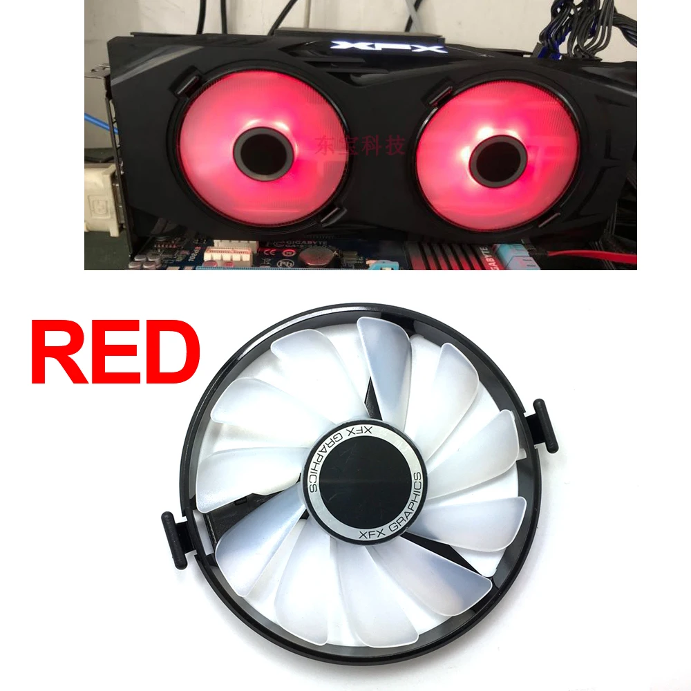 Оригинальная деталь замена для XFX AMD Radeon RX 470 480 570 4G 580 8G RX460 460 охлаждение