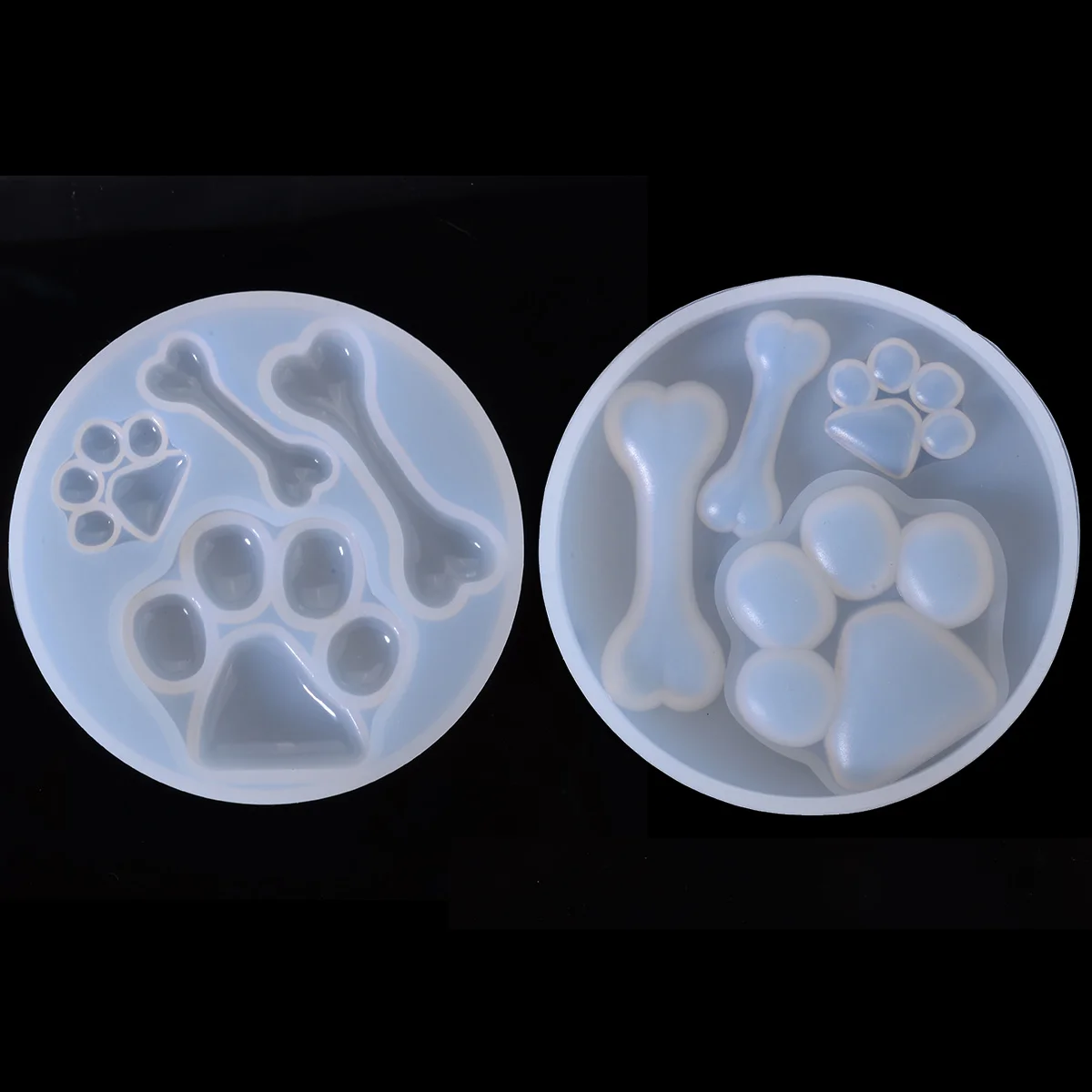 1pc 75*12mm Silicone Mold Craft Resin Paw Bones Mold DIY Lovely Jewelry Pendant Mould Home Supplies