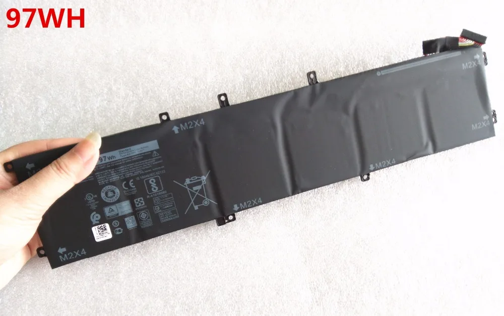 97wh 6gtpy 5xj28 Laptop Battery For Dell Precision 5510 Xps 15 9550