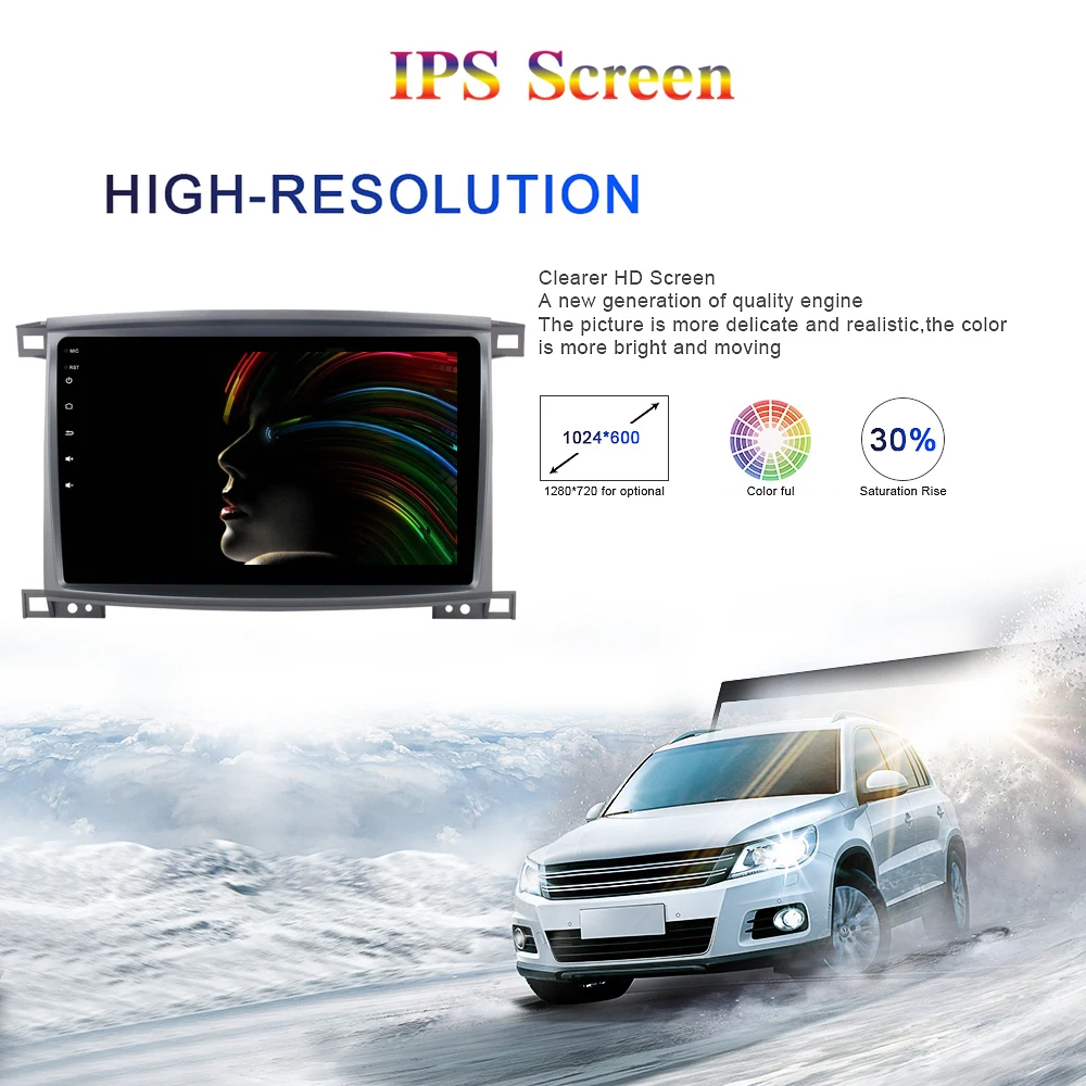 Flash Deal Android 9.0 2 Din GPS for Toyota Land cruiser LC100 2003 - 2008 Car Radio for Lexus LX 470 PX6 DSP IPS HDMI 4Gb+64Gb RDS WIFI BT 4