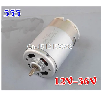 

555 24V 3600RPM 80mA 3.25mm Shaft DIY Toys Electric Power Tool Mini Motor DC 12V -36V 1800-5400RPM