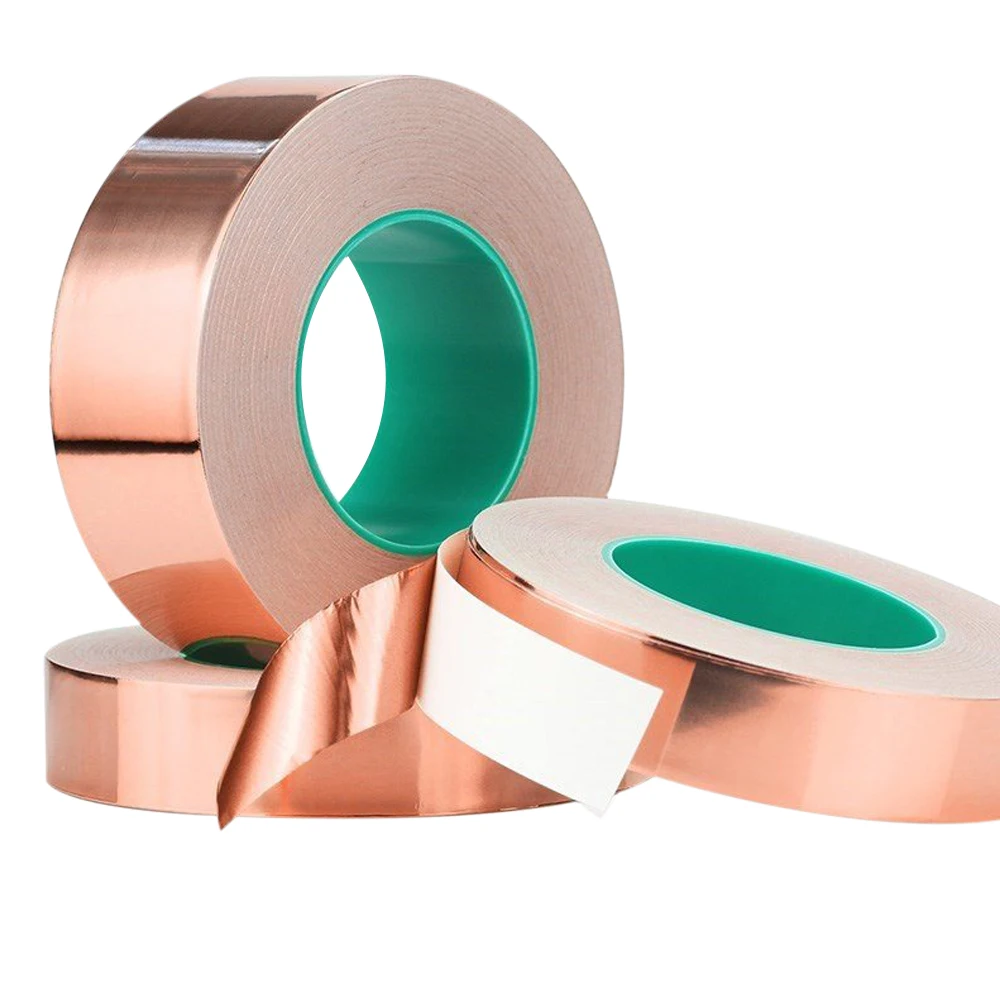 Volume Convenient Copper Foil Tape Display Golden