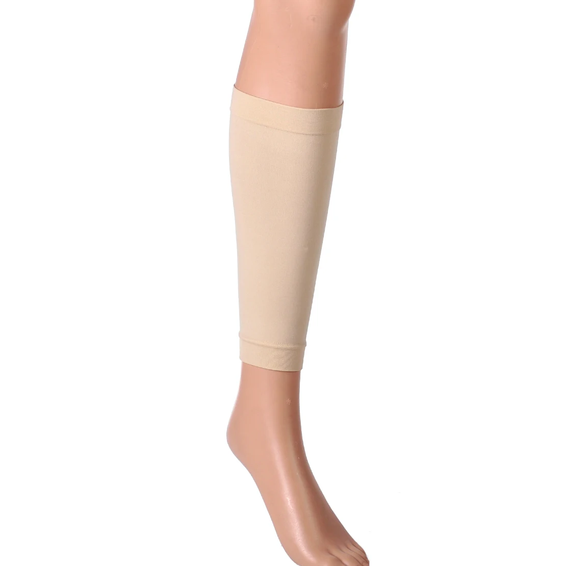 Новинка, 1 пара, Медицинские носки из спандекса для поддержки голени, тонкий носок компрессионный бандаж, хит, для женщин, леди, для танцев - Цвет: skin coor