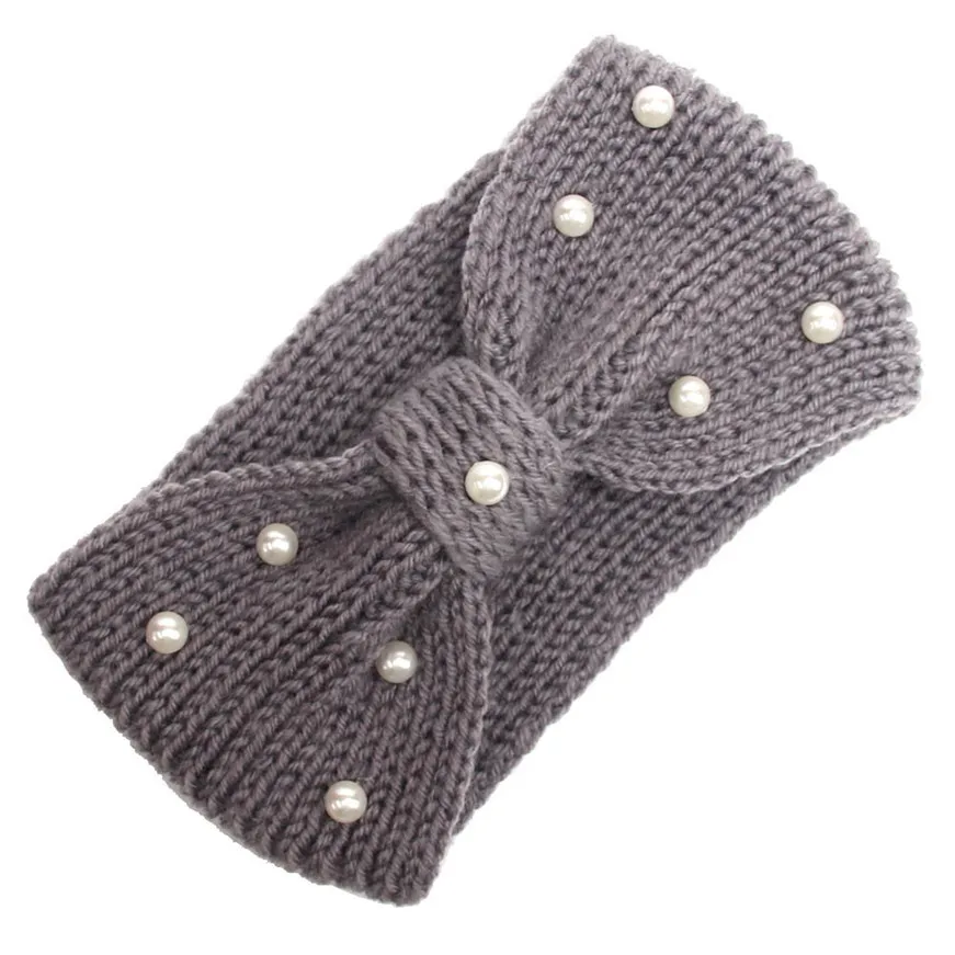 

2019 # Hair Band Women Headwear Knitting Wool Headband Handmade Keep Warm Hairband Hairdressing Hair Accessories