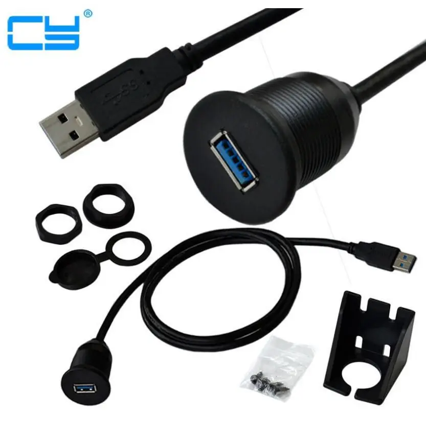 Pan, porta USB 3.0 macho para fêmea
