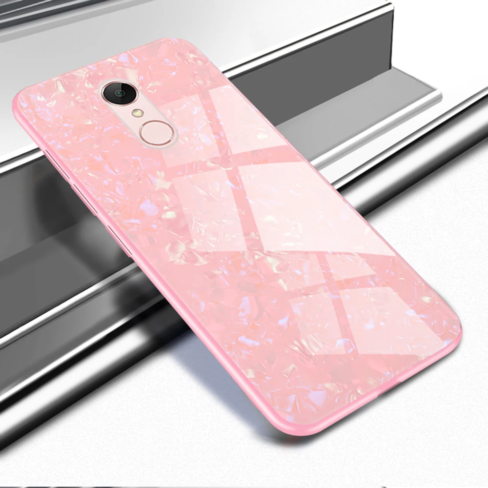 YIESOM Tempered Glass Case For Xiaomi Redmi 5 Plus Back Cover Shell Soft TPU Bumper Phone Case For Xiaomi Redmi 5  5 Plus Coque (10)