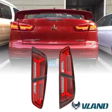 Free shipping VLAND factory Car parts taillight For 2008 2012 2015 Mitsubishi Lancer led Tail lamp With led Moving Signal light Free shipping VLAND factory Car parts taillight For 2008 2012 2015 Mitsubishi Lancer led Tail lamp With led Moving Signal light