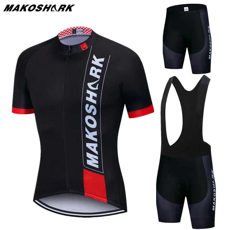 

MAKOSHARK Pro Cycling Clothing Cycling Sets Bike uniform Summer Mans Cycling Jersey Set Road Bicycle Jerseys MTB Bicycle Wear