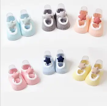 

New 2019 Baby Socks Lovely Star Boys Girls Kids Children Socks 0-2 Year infant 2 Pairs Pack Socks