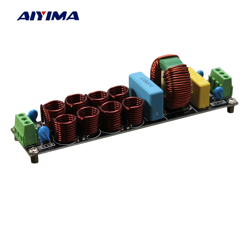 AIYIMA 4400 Вт EMI 20A высокочастотный сетевой фильтр источник питания собранная плата для усилителя динамика AIYIMA 4400 Вт EMI 20A высокочастотный сетевой фильтр источник питания собранная плата для усилителя динамика