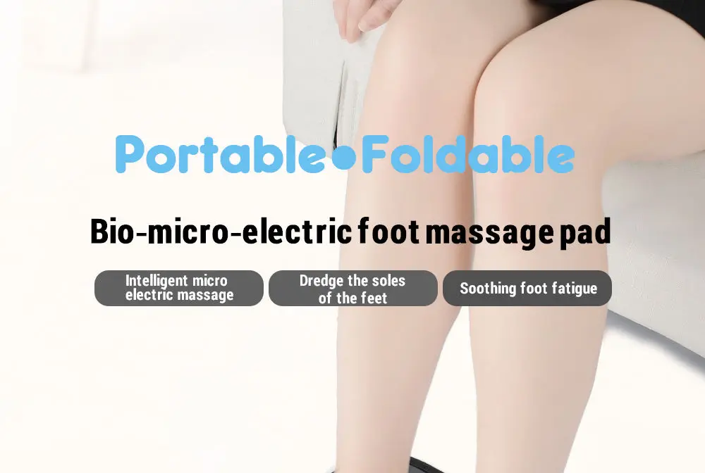 VONMIE Электрический EMS массажер для ног ABS физиотерапия Восстанавливающий педикюр Tens Foot вибратор беспроводной стимулятор мышц ног