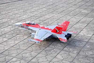 

Scale SkyFlight LX RC EPS Red Metal Twin 70MM EDF F18 Bounty Hunter RTF RC Airplane W/ Brushless Motor Servos ESC Battery