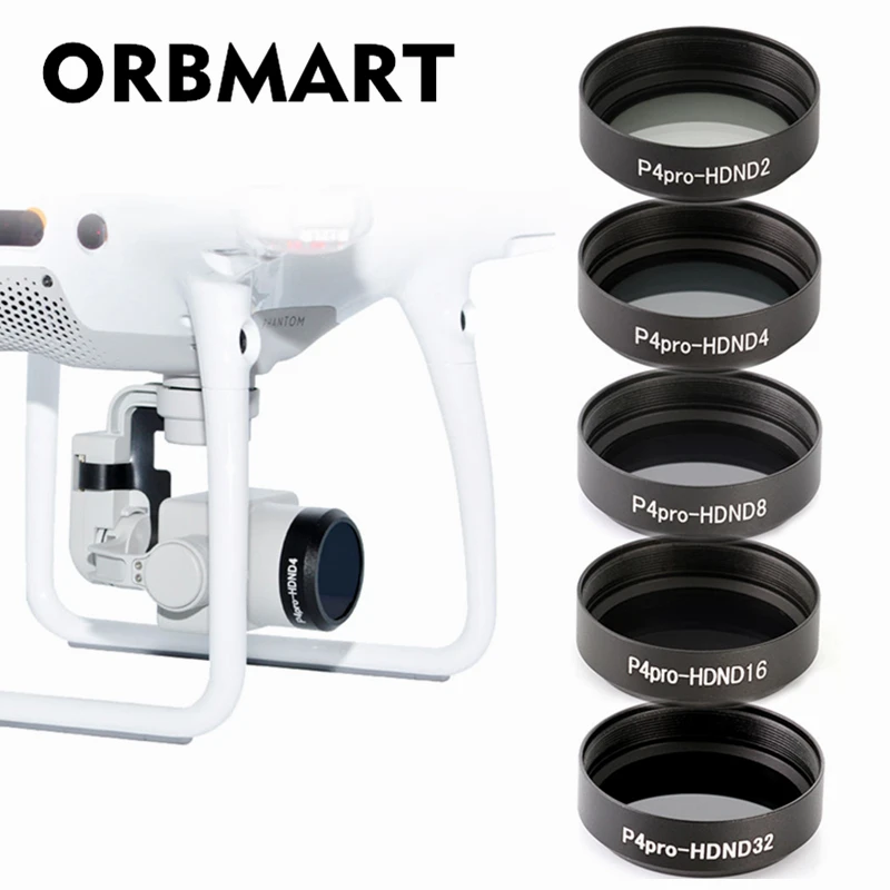 Комплект фильтров для объектива камеры ORBMART HD ND2 ND4 ND8 ND16 ND32 Star Cross 6 Line Point CPL 400 DJI Phantom