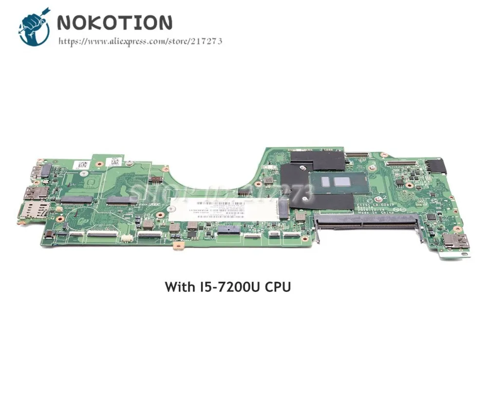 Материнская плата NOKOTION CIZS1 LA-E291P для ноутбука Lenovo Yoga 270 370 материнская SR2ZU I5-7200U CPU DDR4