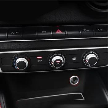 

Brand New For Audi A3 2012-2018 High Quality Stainless Steel Car Air Conditioning Decoration Cover Trim Car Styling Accessories