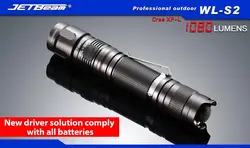 2015 оригинальный JETBeam wl-s2 CREE XP-L LED 1080 люмен фонарик ежедневно факел совместим с 18650 16340 аккумулятор