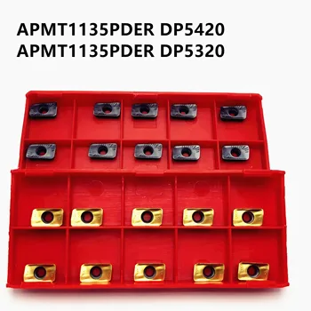 

CNC milling blade APMT1135PDER DP5420/5320 inner diameter carbide insert machine tool accessories tool APMT1135 milling tool
