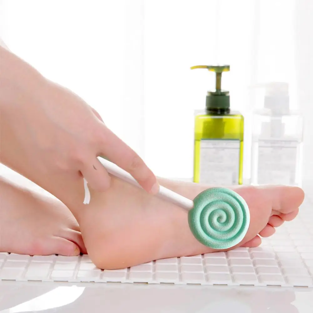 Cute Lollipop Foot Pumice Stone Exfoliating Double Grinding Foot Tool Pumice Stone Scrub Feet