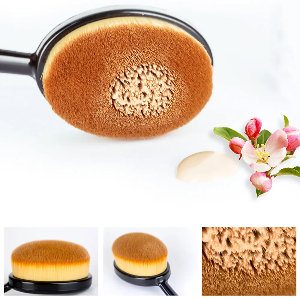 

1pcs Make Up Brushes Soft Toothbrush Type Cosmetic Face Powder Foundation Brush Synthetic Hair Makeup Tool