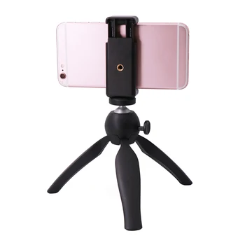 

Mini Portable Tripod with Phone Holder Mount Camera Tripod Monopod for iPhone Canon Nikon Gopro Smartphone Phone Accessories