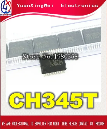 10 шт./лот CH345 CH345T USB трансферный миди-чип SSOP20 Бесплатная доставка | Электроника