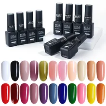 6 шт гель-лака для ногтей Лаки комплект конфеты телесного Цвет, семиперманентный ногти с uv-фильтром гибридный шаговый двигатель для маникюра ногтей, гель для ногтей, JI2004