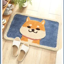 45x65/50x80 см мягкий дверной коврик для ванной комнаты с рисунком собаки, дверной коврик для гостиной, дверной коврик для ванной комнаты, коврик для ног, ковер для дома, абсорбирующий коврик