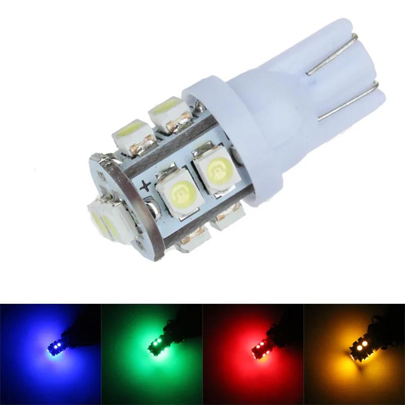 

Car Led Light T10 501 194 168 W5W 10 LED 1210 3528 SMD Side Wedge Light Lamp Bulb White DC 12V