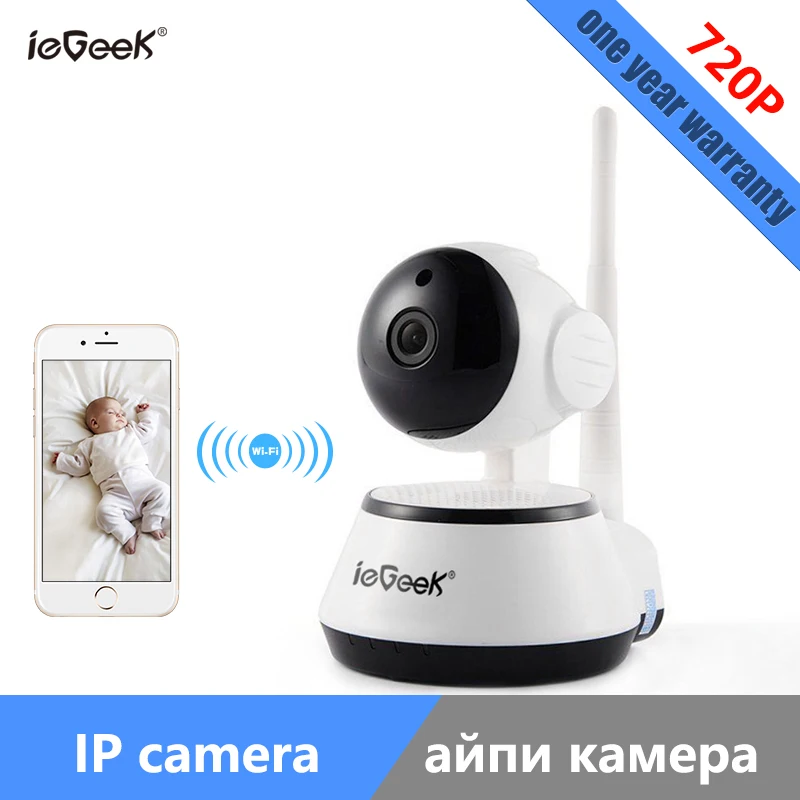 

ieGeek Home Security IP Camera Wifi Camera Wireless Mini Surveillance Camera 720P Night Vision CCTV Baby Camera