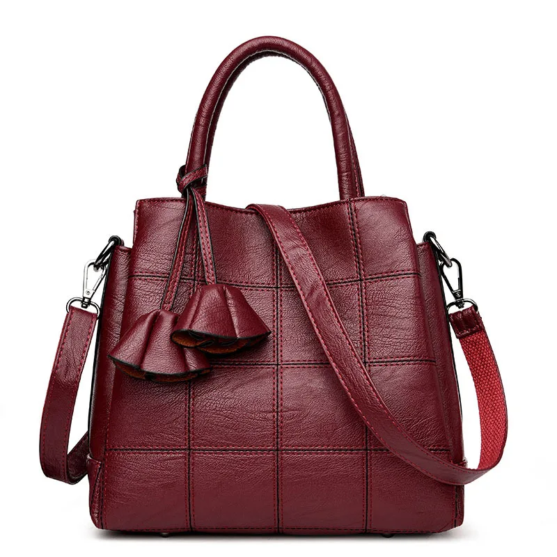 Women Handbags Fashion Pu Leather Women Shoulder Bags Ladies Hand Bags Tassel Female Handbags Large Tote Sac A Main Femme SS7103 (2)