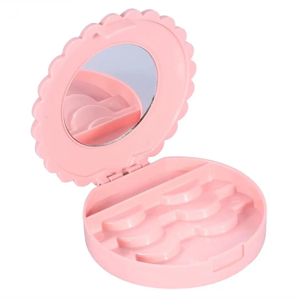Buy 1pc Flower Shape Box Portable False Eyelashes