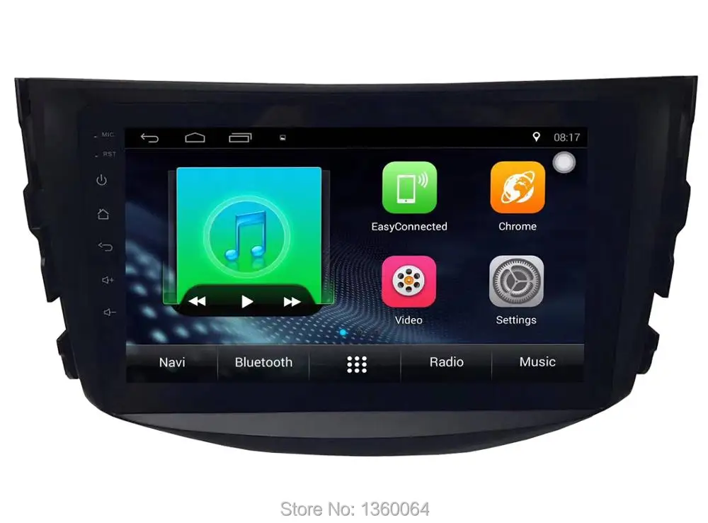 Clearance Nedehe Android 6.0.1 Quad core 8 inch IPS screen for Toyota RAV4 2006-2012 car radio car dvd gps navigation car stereo wifi 0